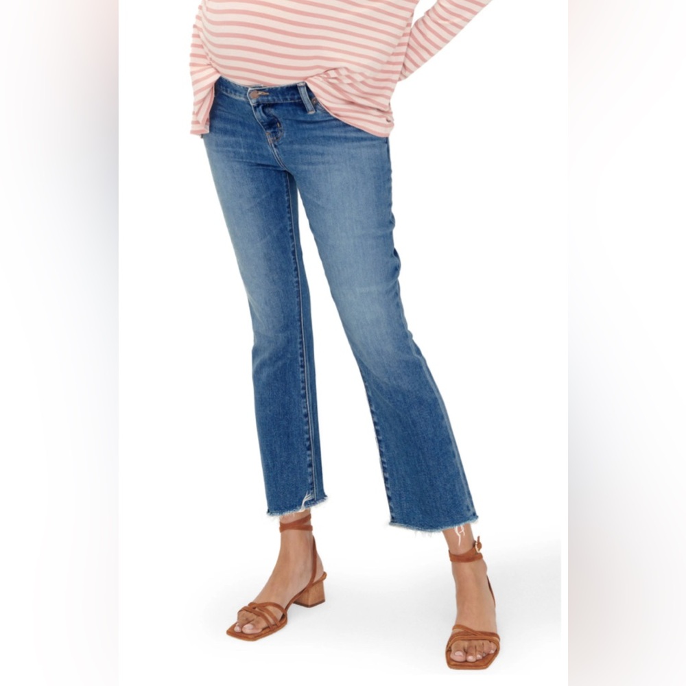 HATCH | The Under the Bump Crop Maternity Jeans